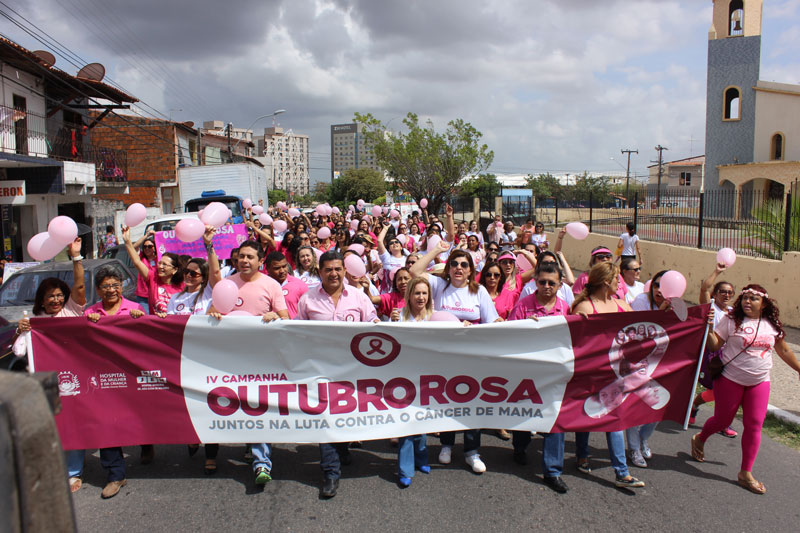 Você está visualizando atualmente Maracanaú realiza Caminhada da Campanha Outubro Rosa