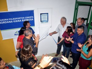 Read more about the article Prefeito inaugura Quadra Poliesportiva da Escola Maria Pereira da Silva