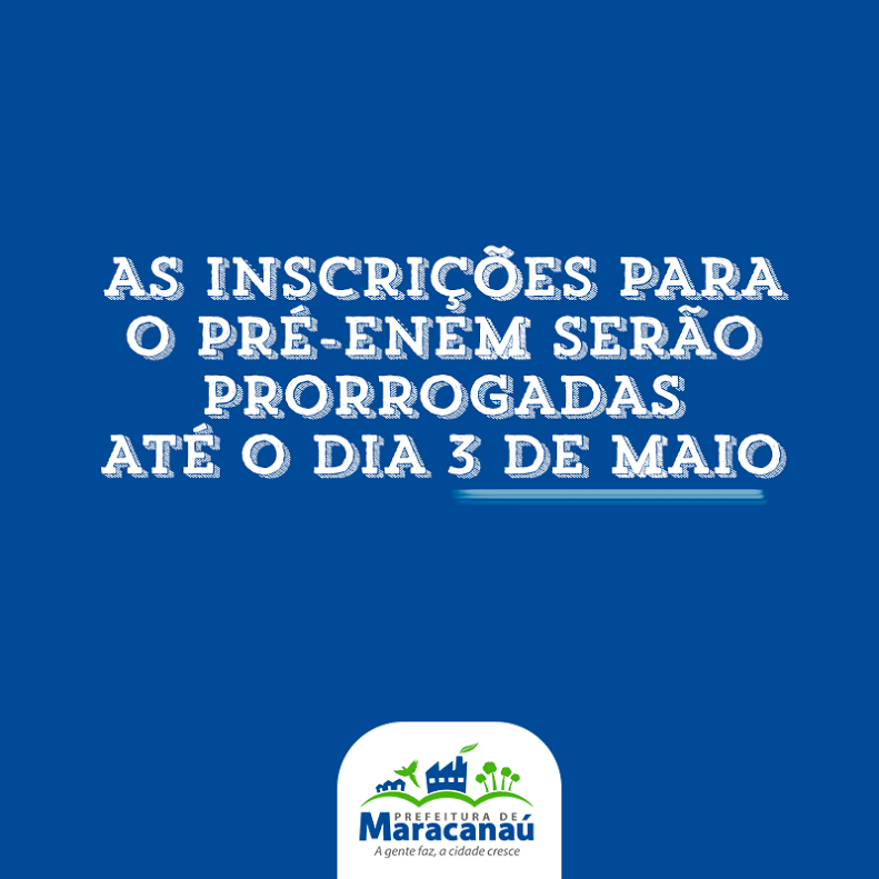 No momento, você está visualizando Inscrições para o Pré-Enem serão prorrogadas
