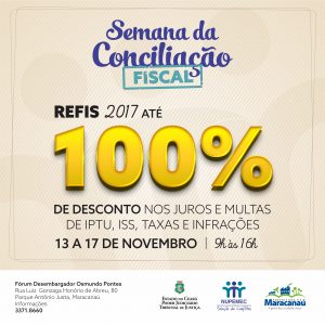 Read more about the article Comarca de Maracanaú fará mutirão fiscal relativo a débitos de impostos e taxas municipais