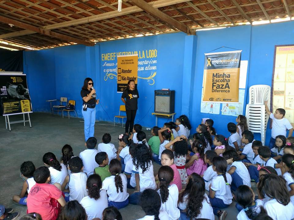 Você está visualizando atualmente Demutran realiza palestra educativa do Maio Amarelo