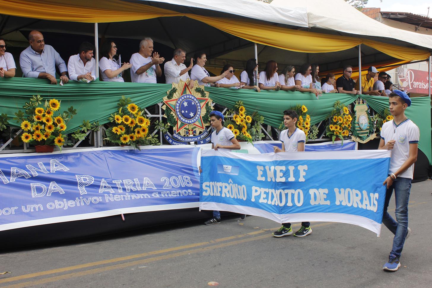 Você está visualizando atualmente Prefeitura inicia Semana da Pátria com desfile cívico em Pajuçara