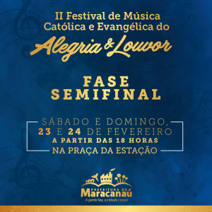 Leia mais sobre o artigo Semifinais do II Festival de Música Alegria & Louvor 2019 acontecem neste final de semana