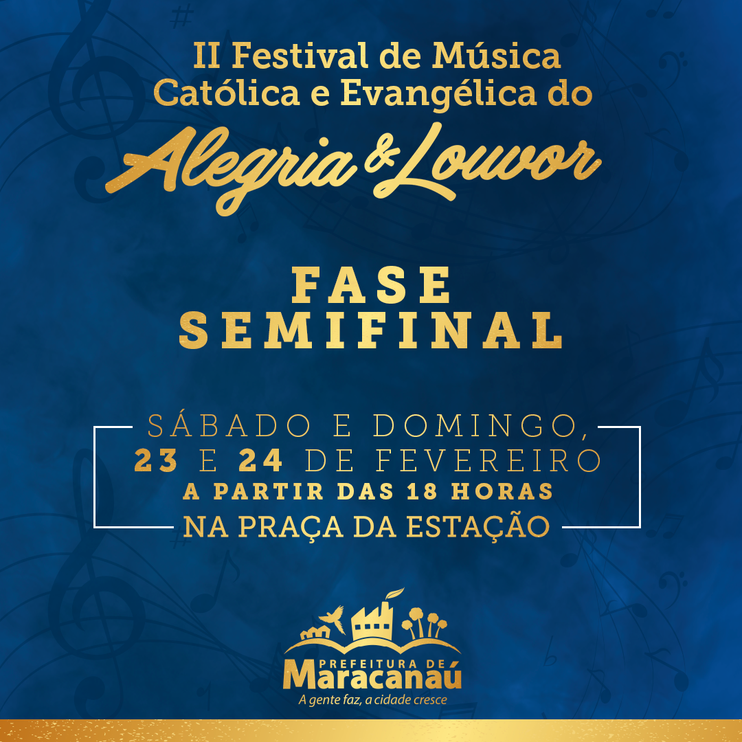 No momento, você está visualizando Semifinais do II Festival de Música Alegria & Louvor 2019 acontecem neste final de semana