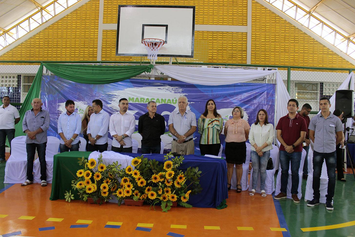 Você está visualizando atualmente Prefeitura inaugura 29ª Quadra Poliesportiva em Escola Municipal