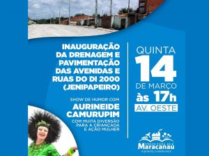 Leia mais sobre o artigo Prefeitura inaugura Drenagem e Pavimentação do DI 2000 / Jenipapeiro