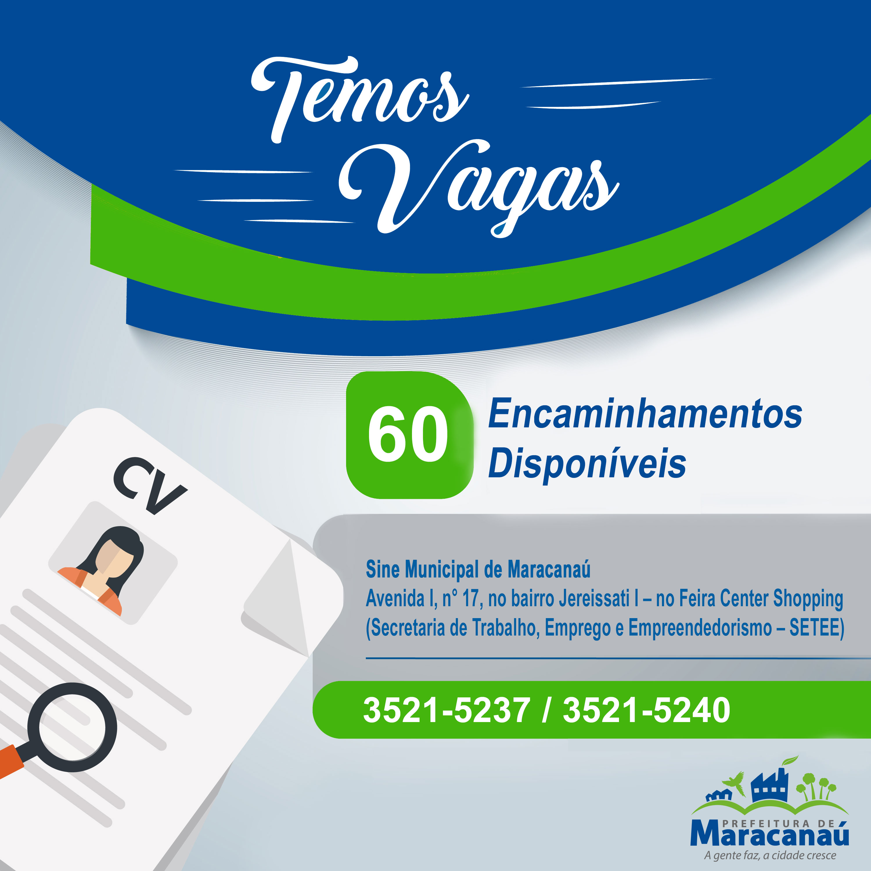 No momento, você está visualizando Sine Municipal oferece oportunidades para jovens em busca do primeiro emprego
