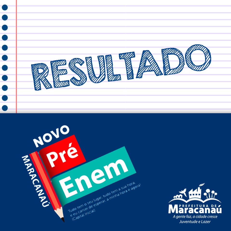 Você está visualizando atualmente Prefeitura de Maracanaú divulga relação de aprovados no processo seletivo do Pré-Enem 2019