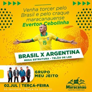 Leia mais sobre o artigo Praça da Estação recebe megaestrutura e Telão de Led para transmissão do Jogo entre  Brasil e a Argentina