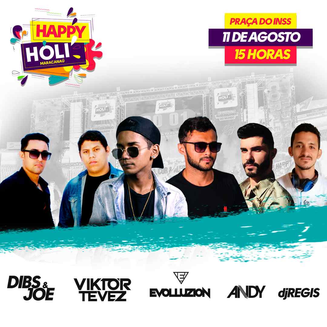 No momento, você está visualizando Maracanaú recebe neste domingo, 11, o festival Happy Holi