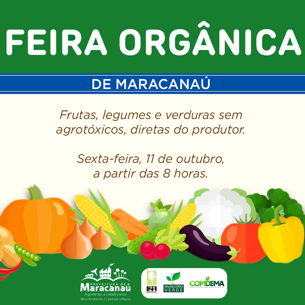 No momento, você está visualizando Semam realizará Feira de Alimentos Orgânicos