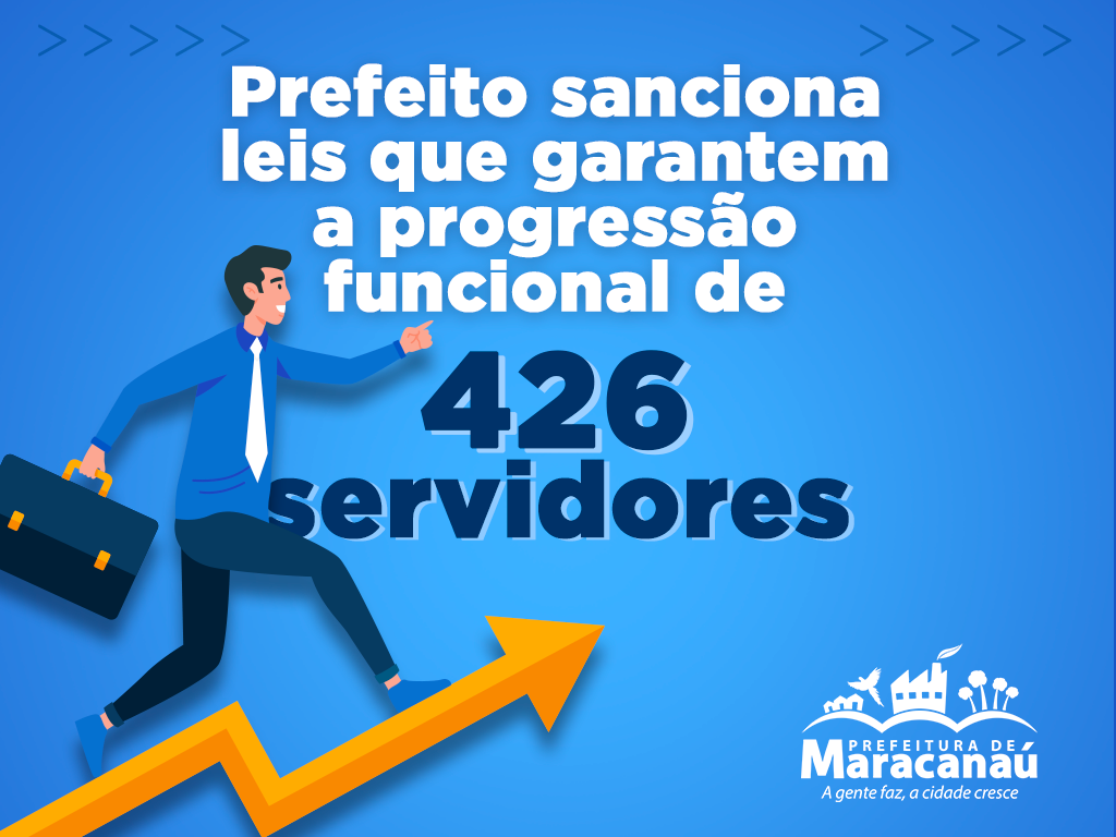 Você está visualizando atualmente Prefeito sanciona lei que beneficia 426 servidores com progressão funcional