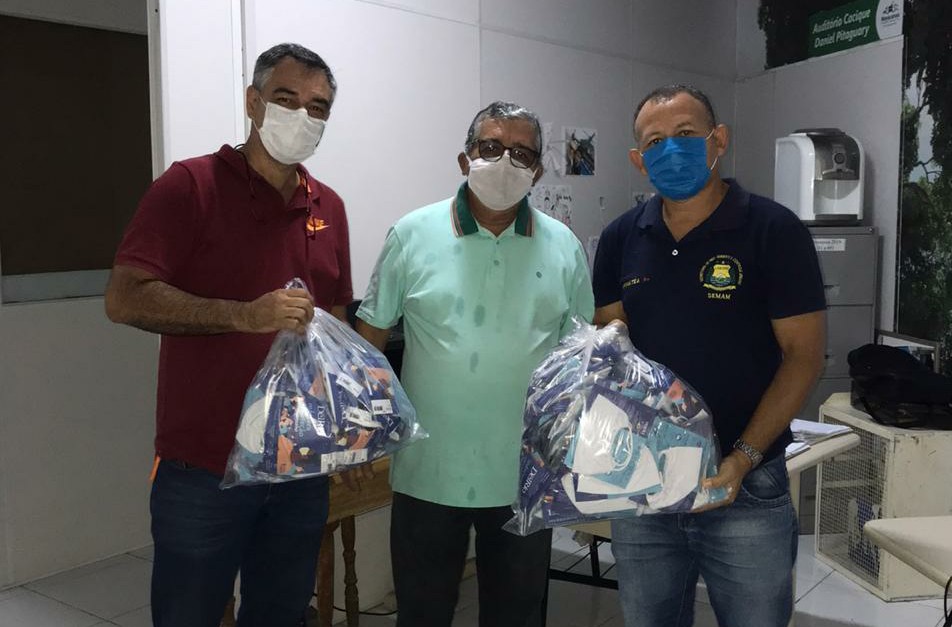 No momento, você está visualizando Semam recebe doação de máscaras para equipes de fiscalização