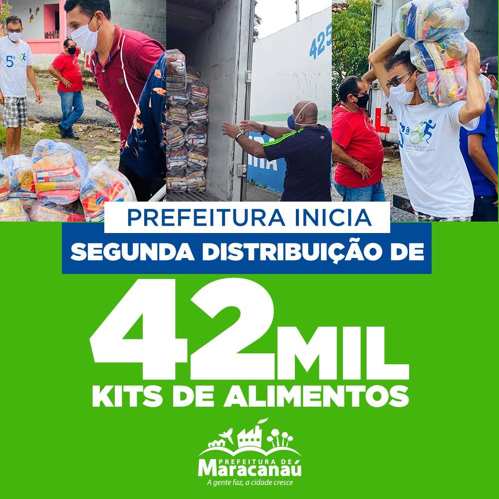 Você está visualizando atualmente Prefeitura inicia segunda distribuição de 42 mil kits de alimentos