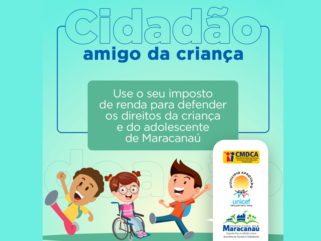 Você está visualizando atualmente Campanha incentiva população a ajudar Crianças e Adolescentes por meio do Imposto de Renda 2020