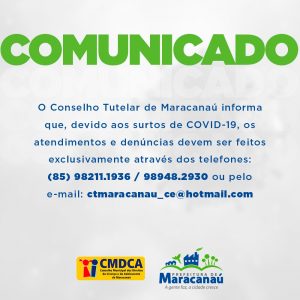 Read more about the article Conselho Tutelar informa sobre atendimento durante a pandemia