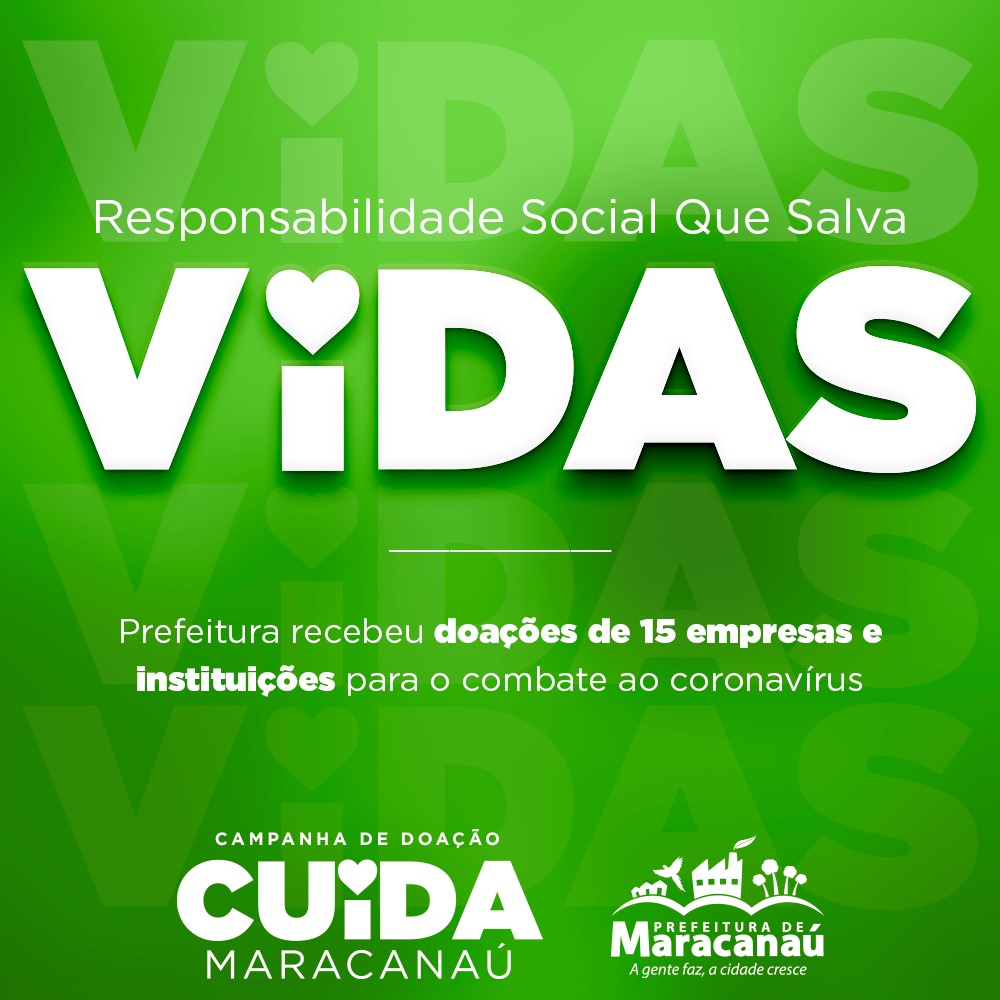 Você está visualizando atualmente Campanha Cuida Maracanaú: Prefeitura já recebeu doações de 15 empresas e instituições para o combate ao coronavírus