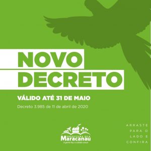 Leia mais sobre o artigo Coronavírus: Novo decreto prorroga medidas de isolamento até 31 de maio e estabelece regras mais rígidas em Maracanaú