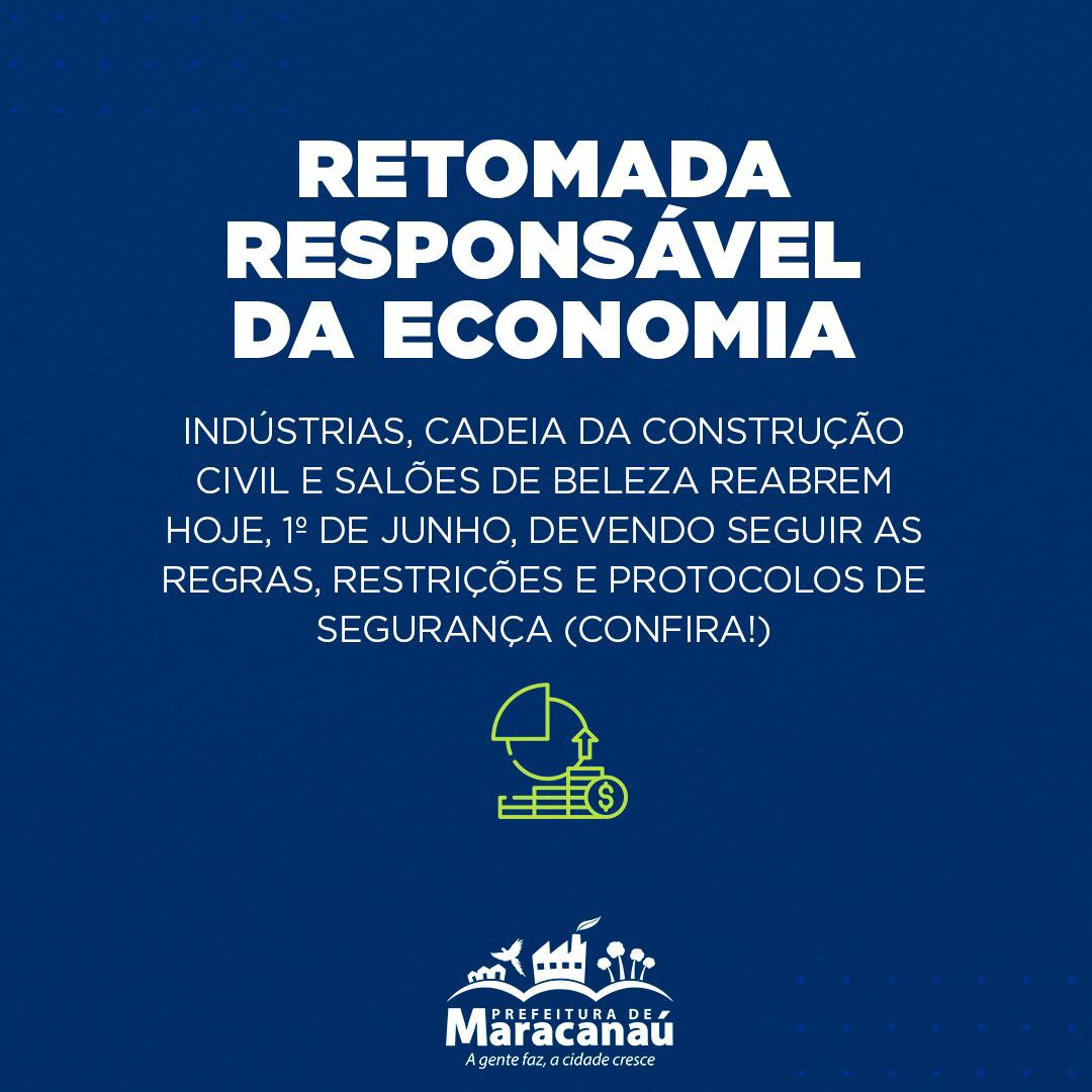 Você está visualizando atualmente Indústrias, Cadeia da Construção Civil e Salões de Beleza reabrem hoje, 1º de junho, devendo seguir as regras, restrições e protocolos de segurança