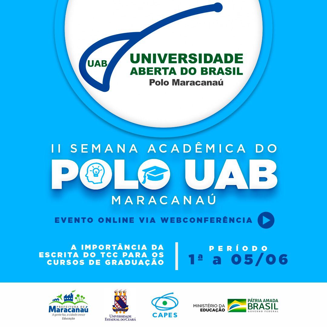 No momento, você está visualizando A importância da escrita do TCC para os cursos de graduação é tema da II Semana Acadêmica do Polo UAB Maracanaú