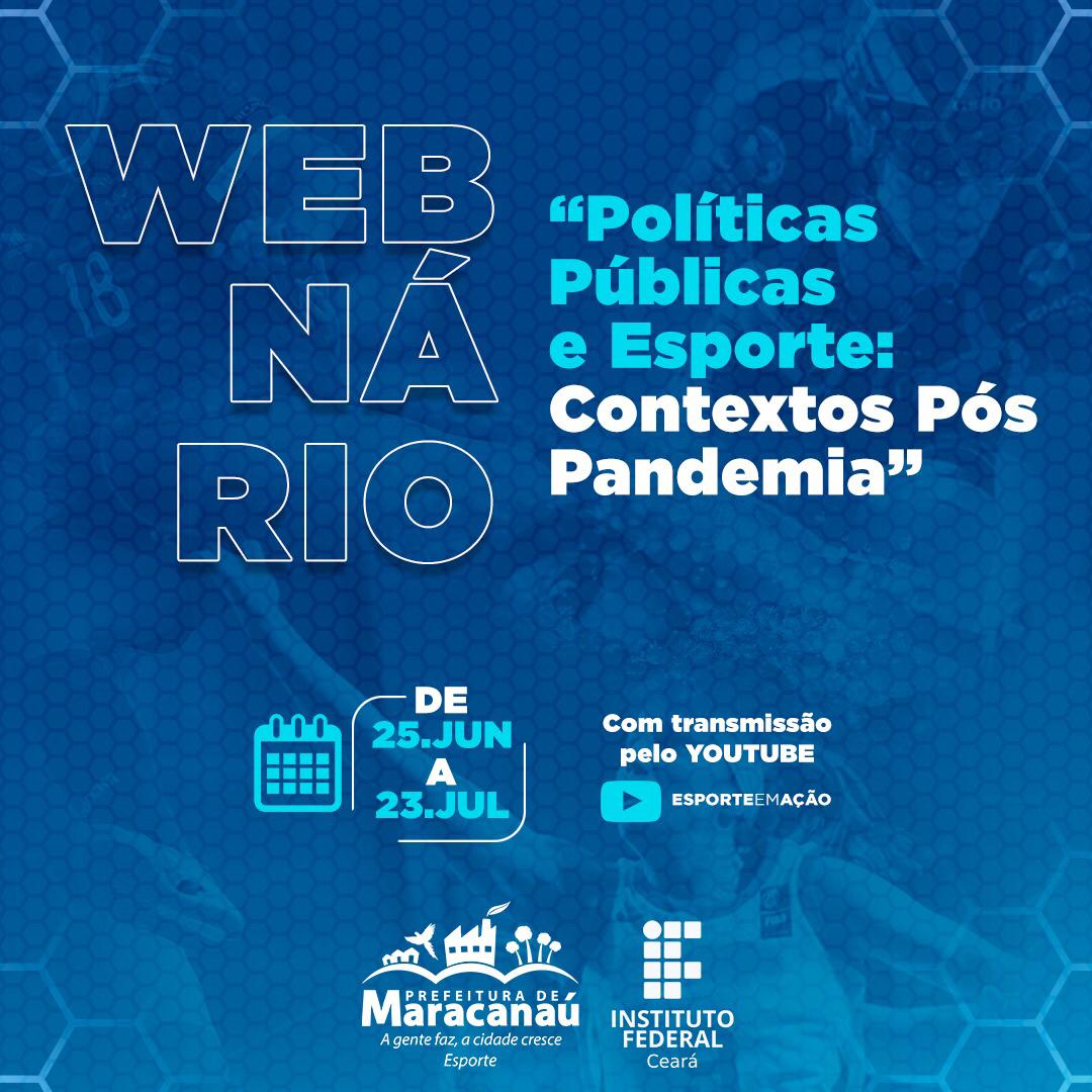 Você está visualizando atualmente Prefeitura realizará WEBNÁRIO sobre Politicas Públicas e Esportes