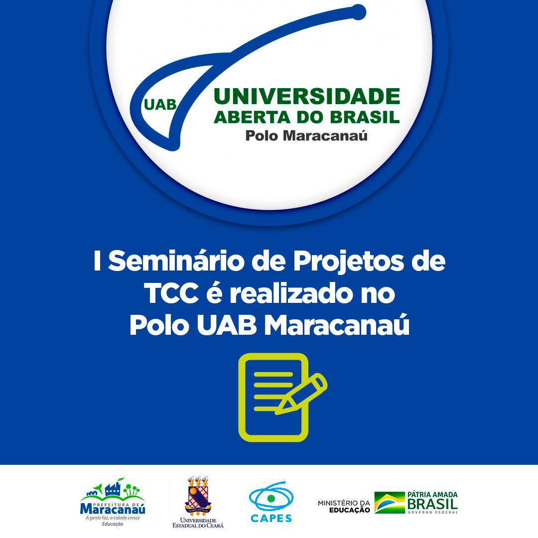No momento, você está visualizando I Seminário de Projetos de TCC é realizado no Polo UAB Maracanaú