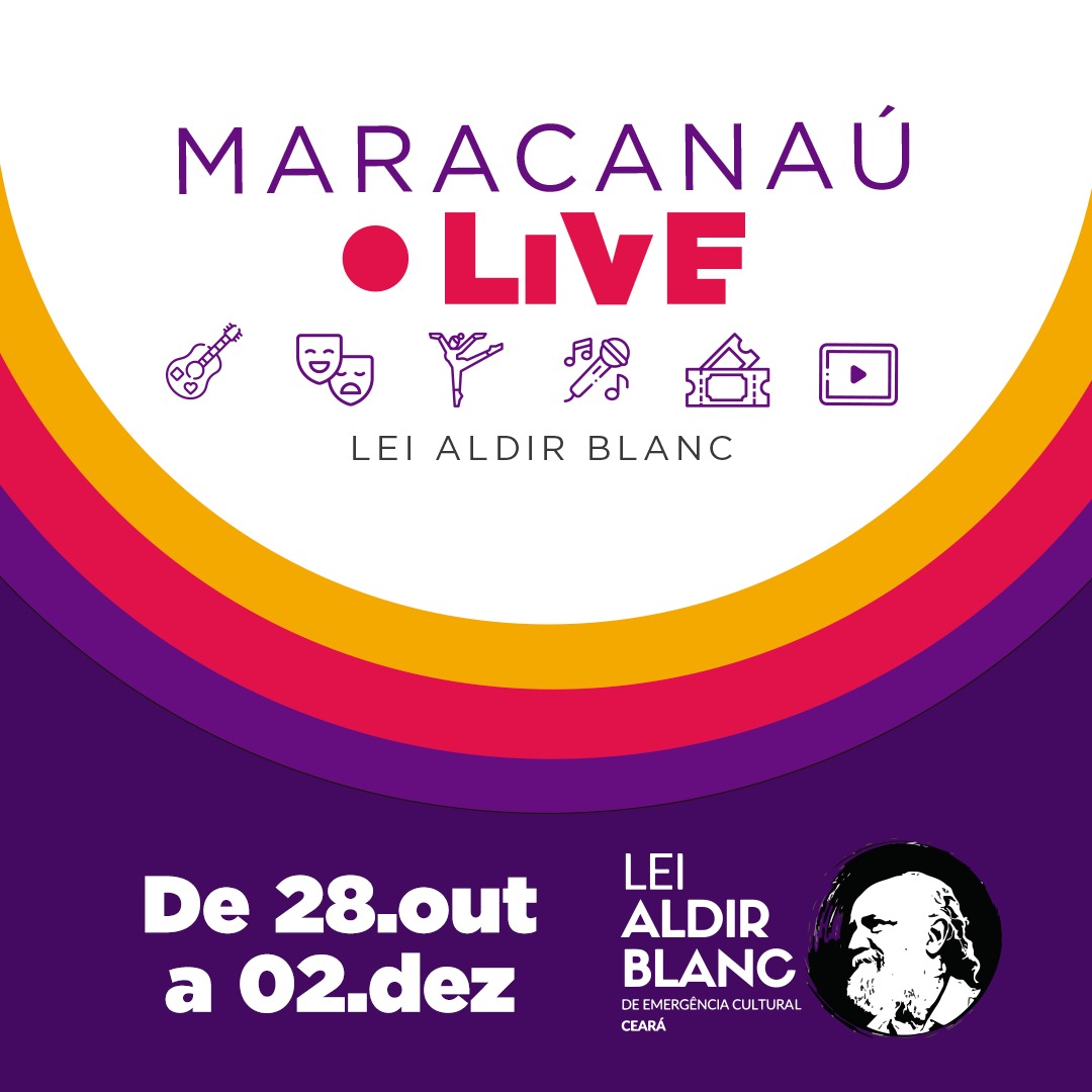 Você está visualizando atualmente Programação Especial “Maracanaú Live – Lei Aldir Blanc” contará com 106 apresentações