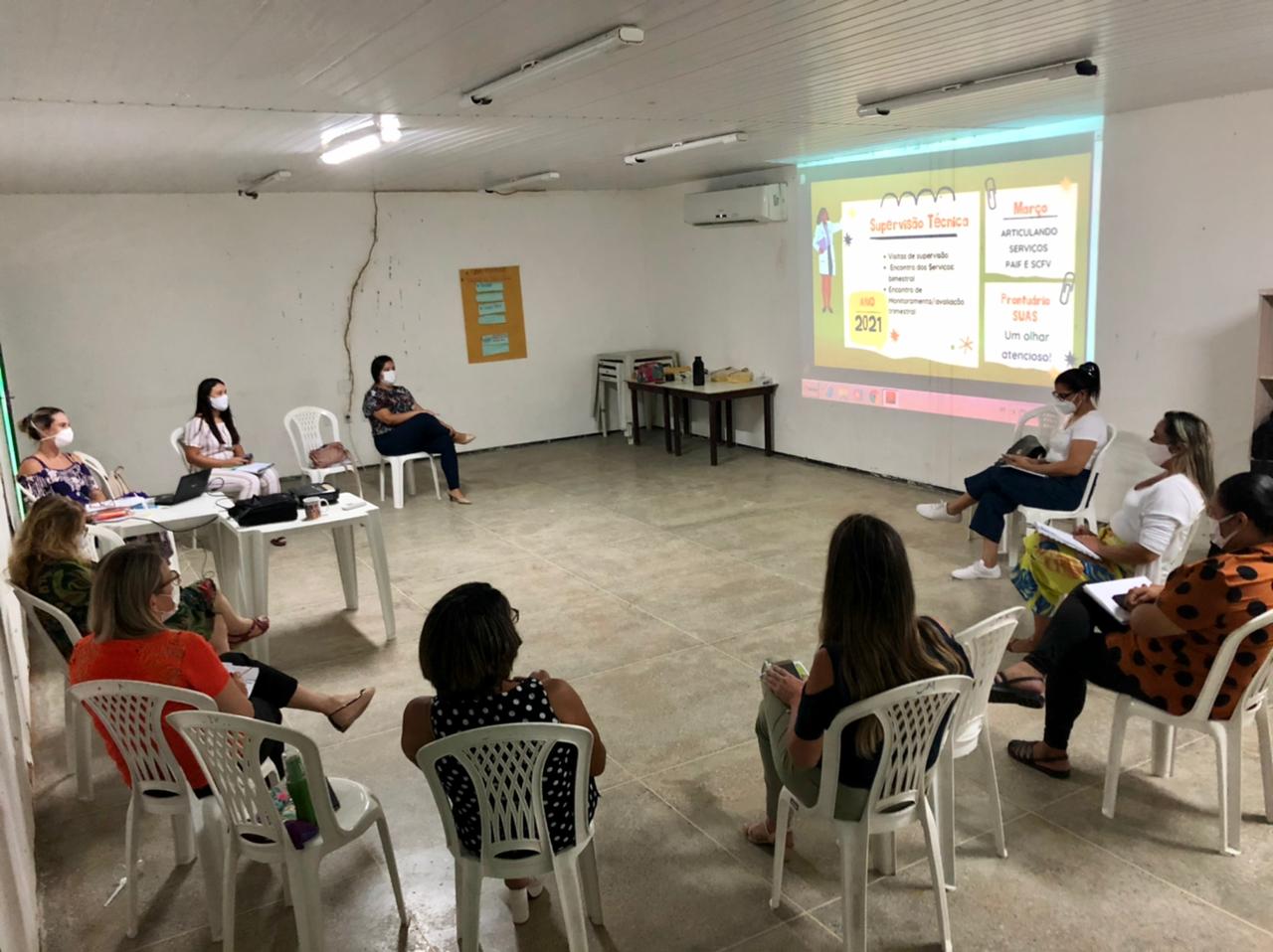 No momento, você está visualizando Sasc realiza visita técnica no Cras Mucunã