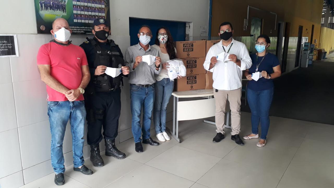 Read more about the article Sesi realiza doação de 3 mil máscaras para a Campanha Maracanaú Solidário