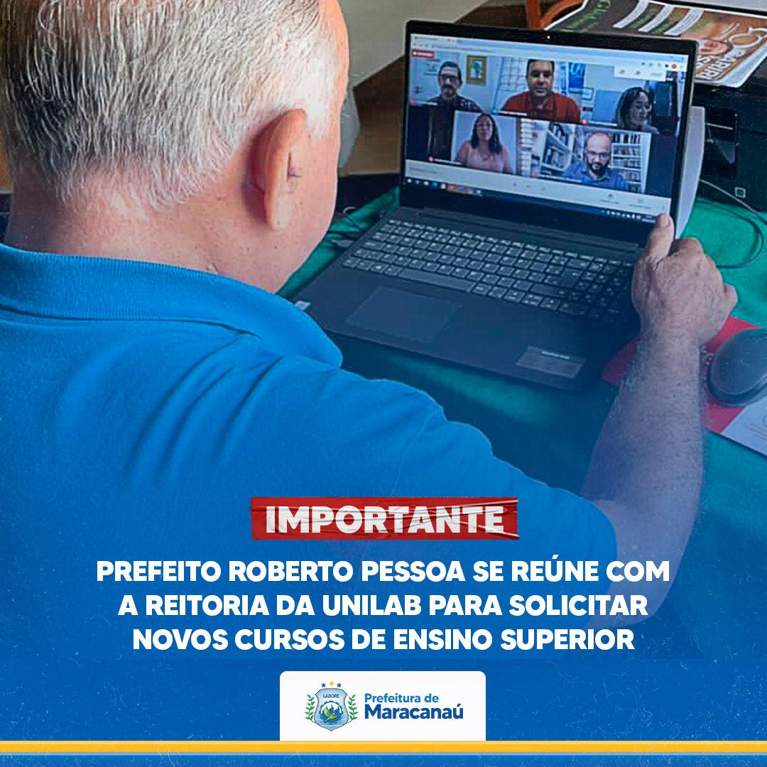 You are currently viewing Prefeito Roberto Pessoa se reúne com a Reitoria da Unilab para solicitar novos cursos de Ensino Superior