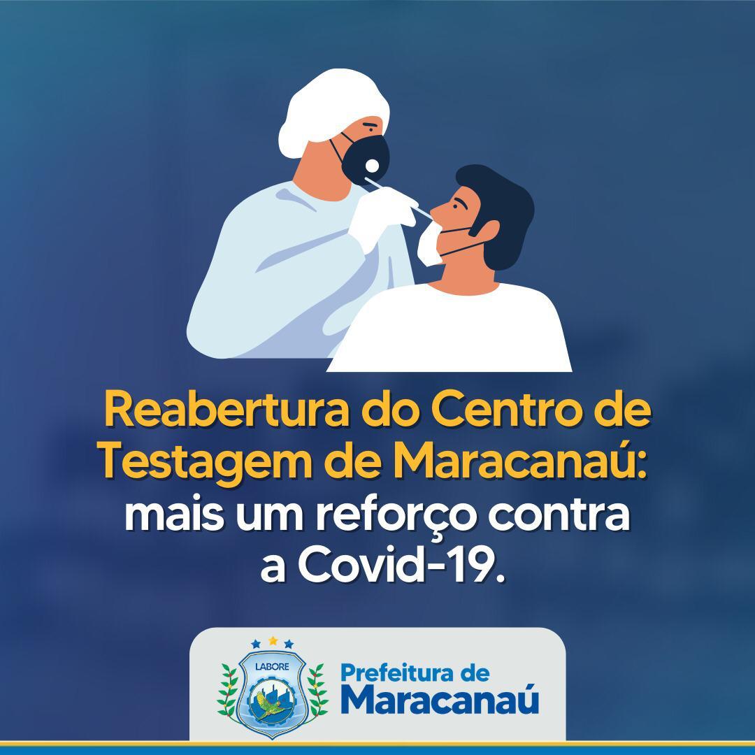Você está visualizando atualmente Prefeitura de Maracanaú articulou a reabertura do Centro de Testagem no município