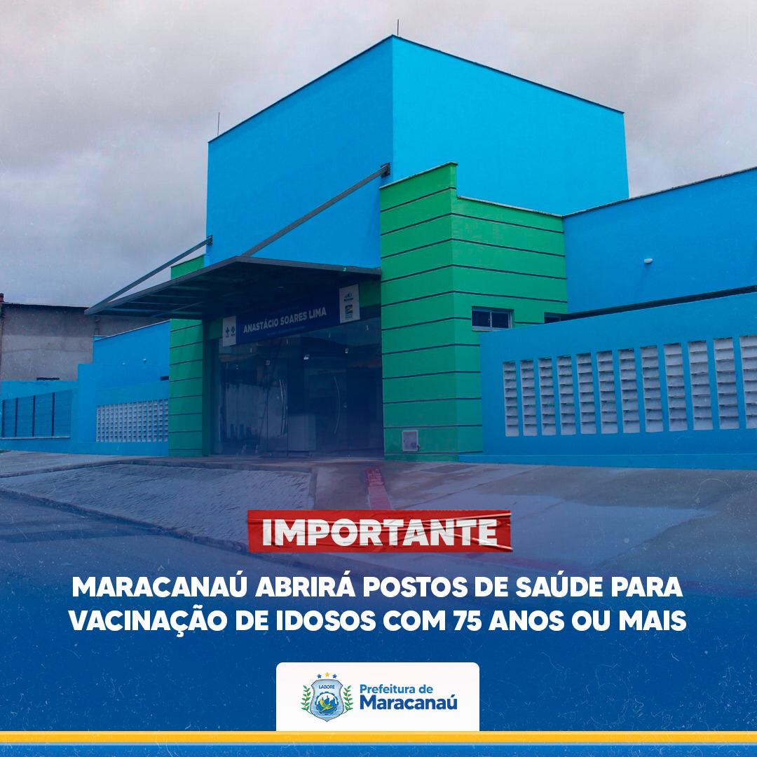 Read more about the article Maracanaú abrirá postos de saúde para vacinação de idosos acima de 75 anos