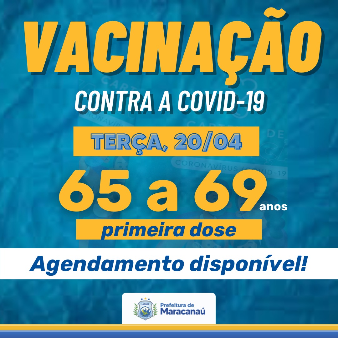 Leia mais sobre o artigo Amanhã, 20/04 tem vacinação contra a Covid-19 em Maracanaú