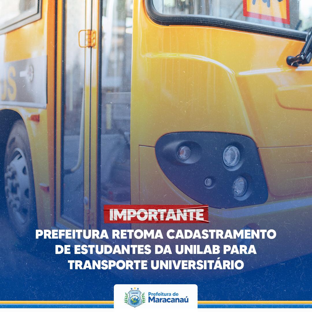 No momento, você está visualizando Prefeitura retoma cadastramento de estudantes da Unilab para transporte universitário