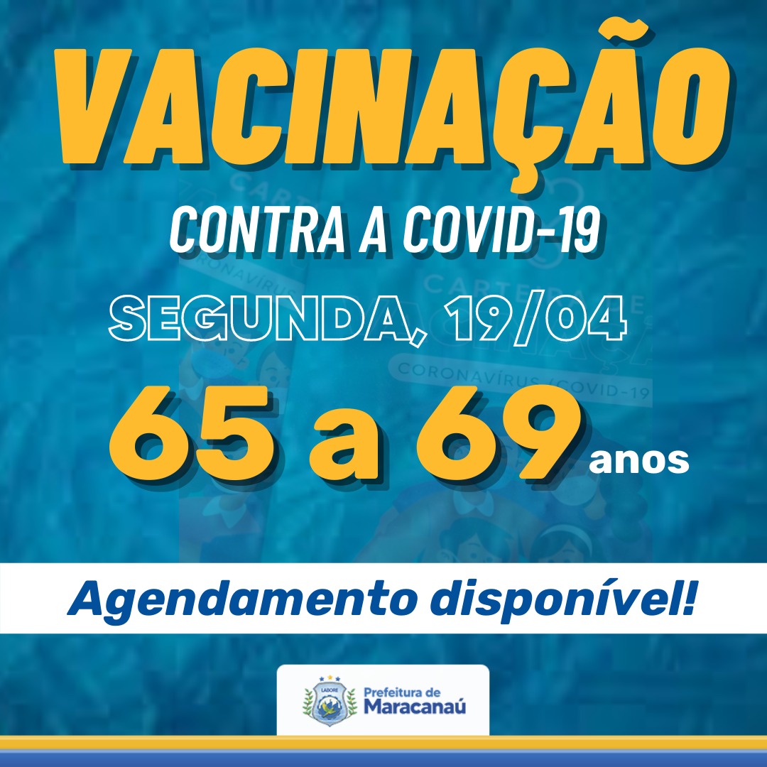 No momento, você está visualizando Amanhã, 19/04 tem vacinação contra a Covid-19 em Maracanaú