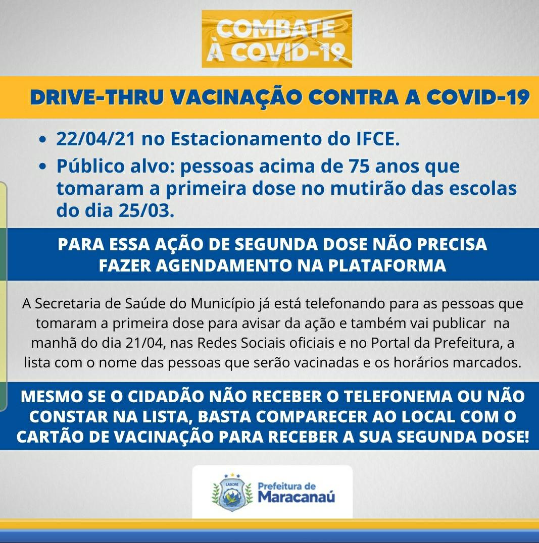 Leia mais sobre o artigo Drive-thru vacinação contra covid-19