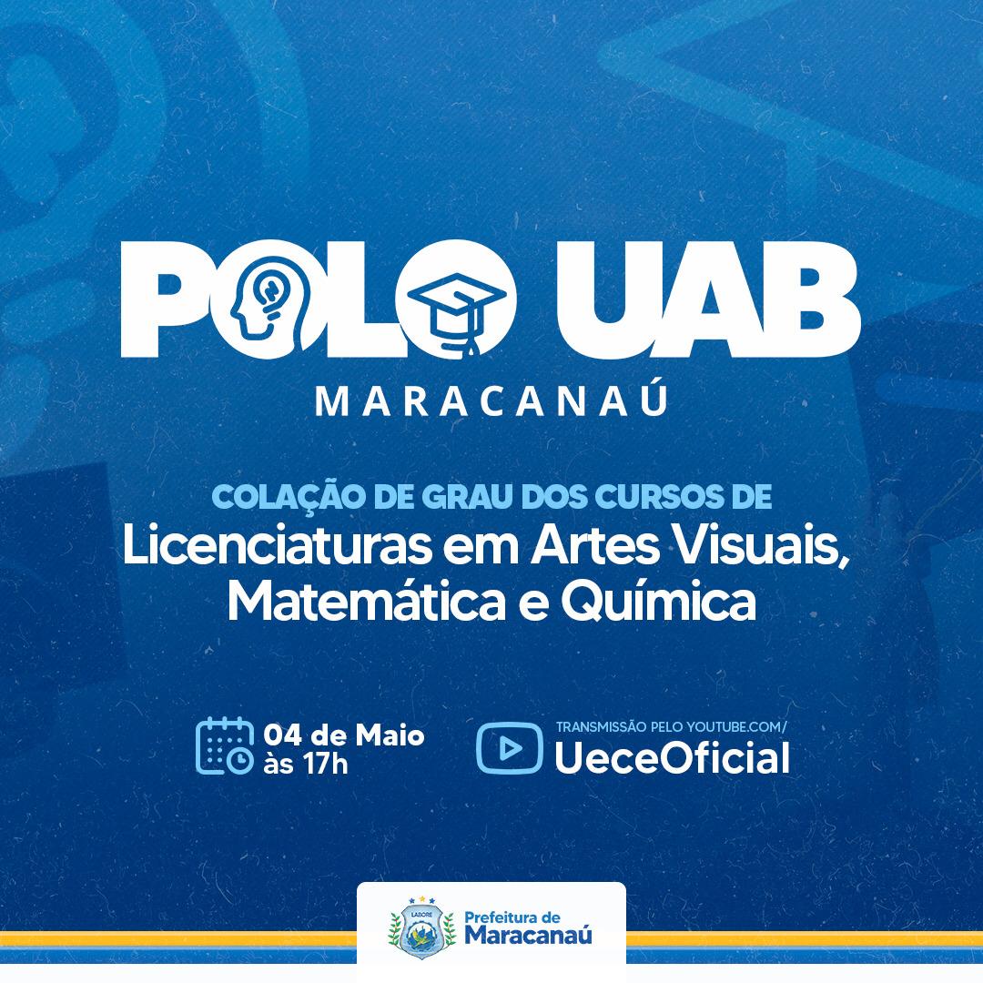 Você está visualizando atualmente Polo UAB Maracanaú e UECE realizam colação de grau das primeiras turmas de graduação