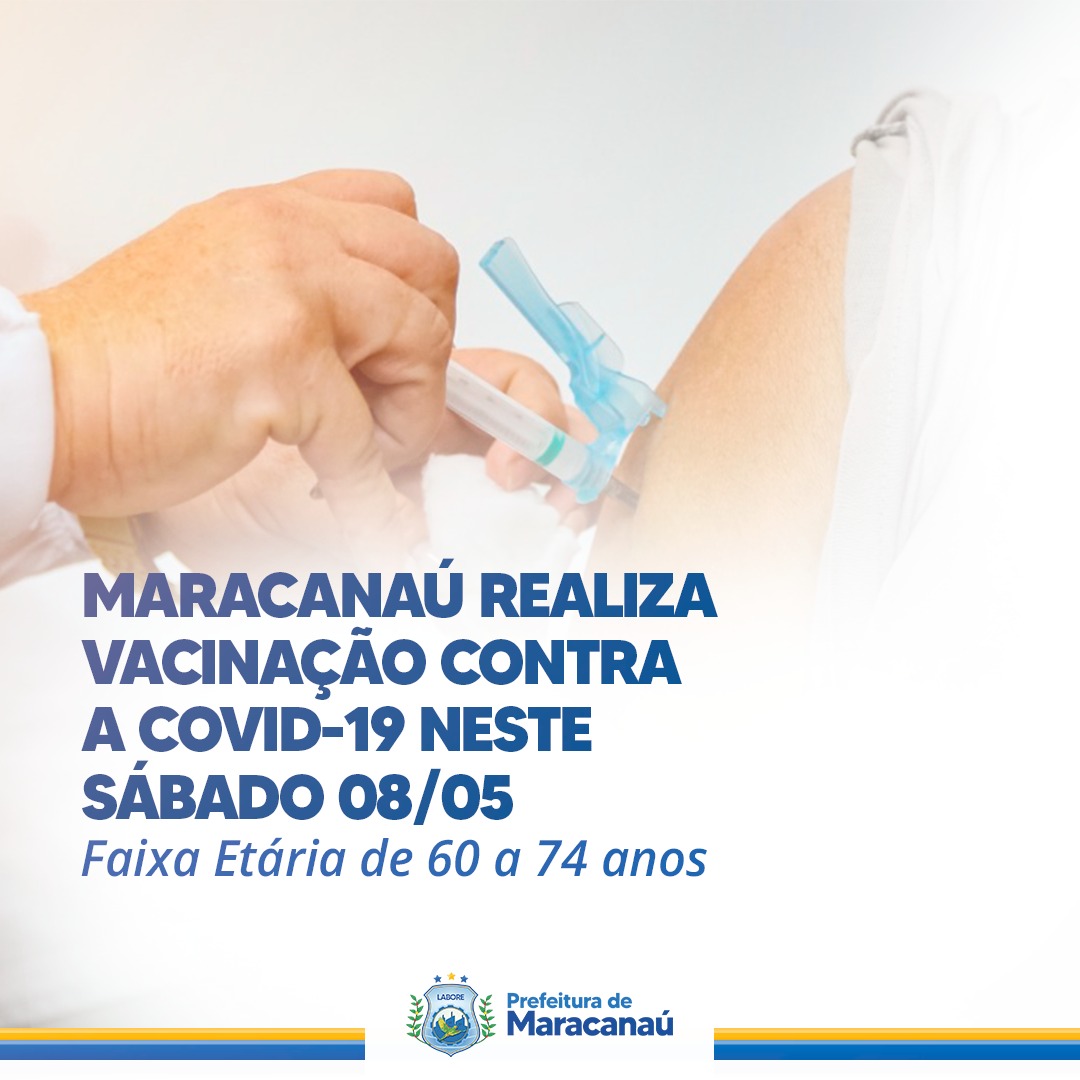 Você está visualizando atualmente Maracanaú realiza vacinação contra a Covid-19 neste sábado (08)