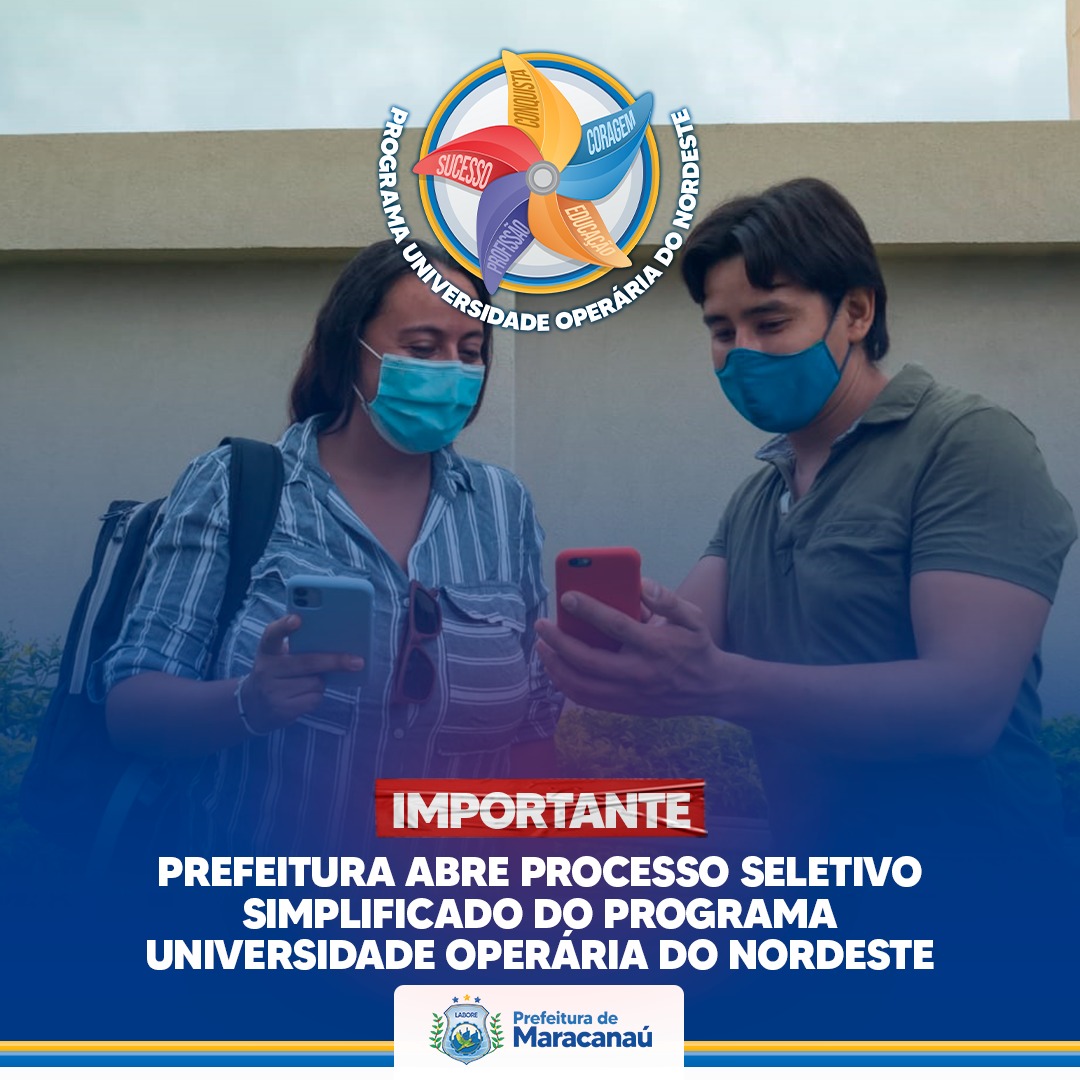Read more about the article Prefeitura abre processo seletivo simplificado do Programa Universidade Operária do Nordeste