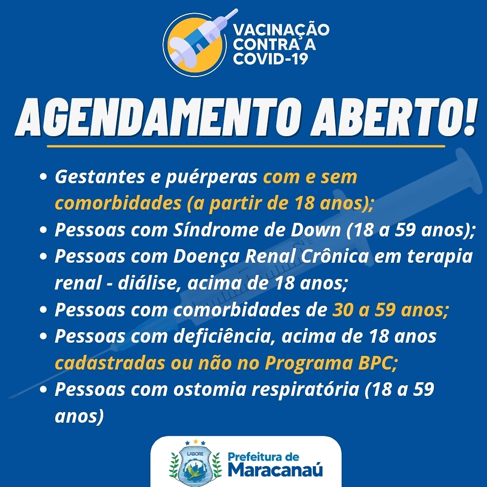 Você está visualizando atualmente Agendamento aberto para vacinação da Fase 3 para esta segunda-feira