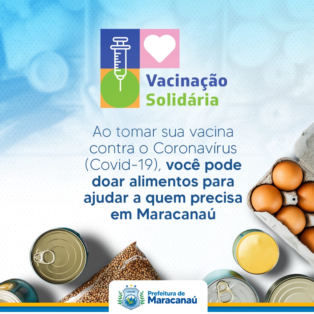 You are currently viewing Maracanaú adere campanha Vacinação Solidária