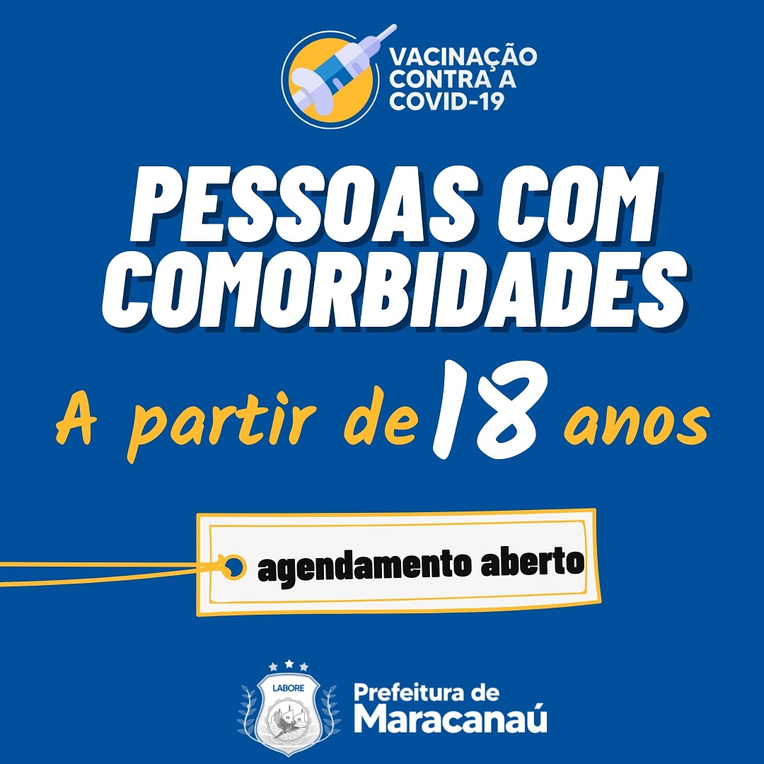 Leia mais sobre o artigo Agendamento de vacinação aberto para pessoas a partir de 18 anos com comorbidades