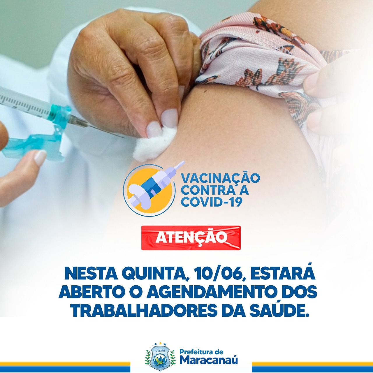 Read more about the article Prefeitura abre agendamento de vacinação para profissionais da saúde