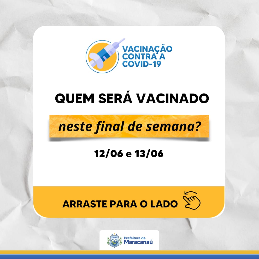 Read more about the article COVID-19: confira quem se vacina neste final de semana em Maracanaú
