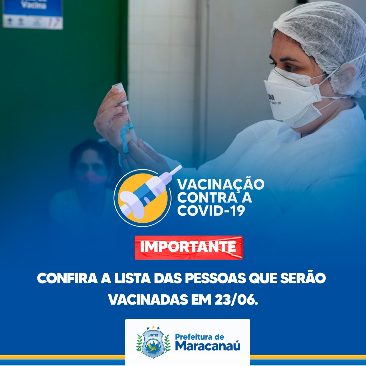 Read more about the article Confira a lista das pessoas que serão vacinadas em 23/06