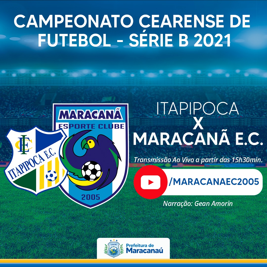 Você está visualizando atualmente Maracanã enfrenta Itapipoca na estreia no Campeonato Cearense 2021