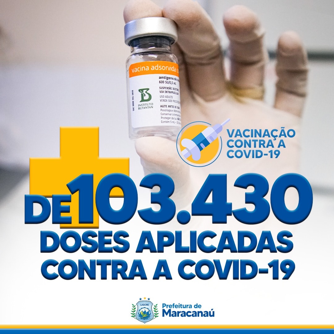 You are currently viewing Prefeitura aplicou mais de 103 mil doses da vacina contra a Covid-19