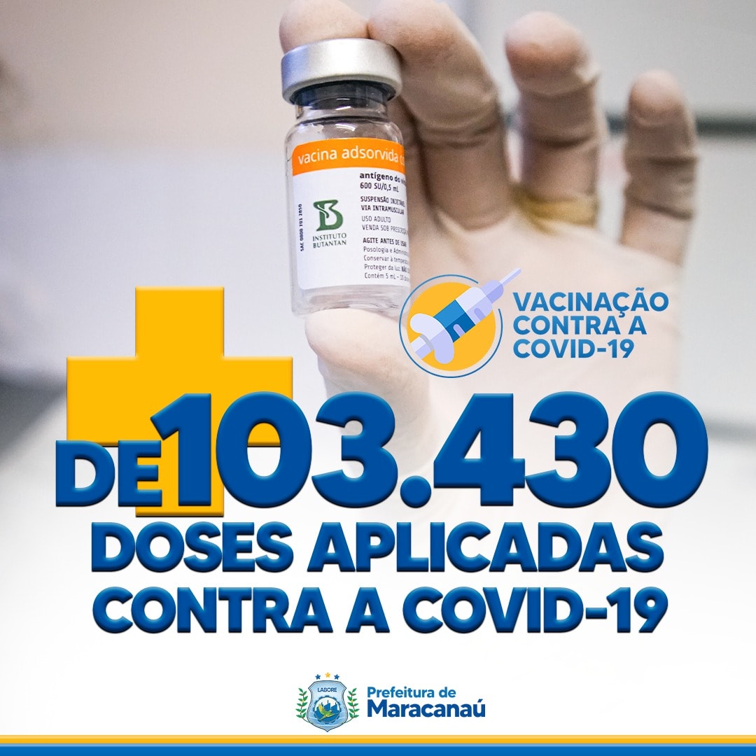 Você está visualizando atualmente Prefeitura aplicou mais de 103 mil doses da vacina contra a Covid-19