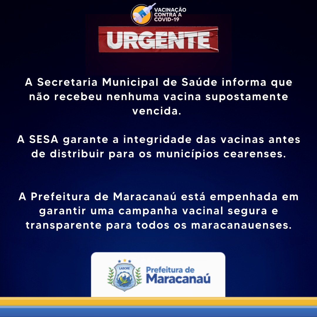 Você está visualizando atualmente Urgente: Posicionamento sobre as validades das vacinas