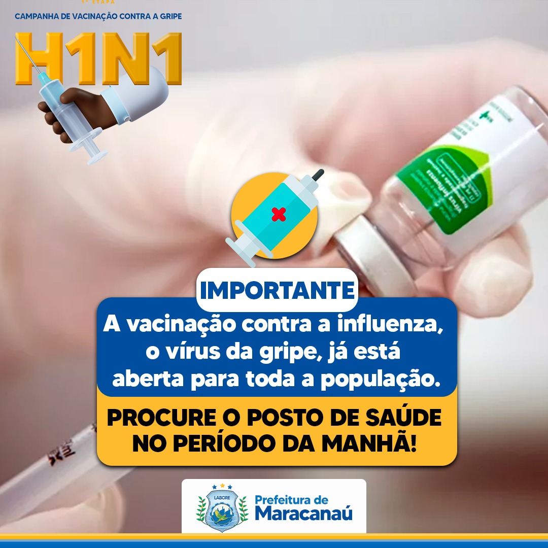 Read more about the article Vacina da gripe é liberada para toda a população